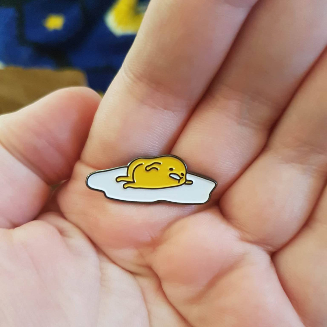 Cute Pins
 Lazy Egg Enamel Lapel Pin cute fun novelty enamel high