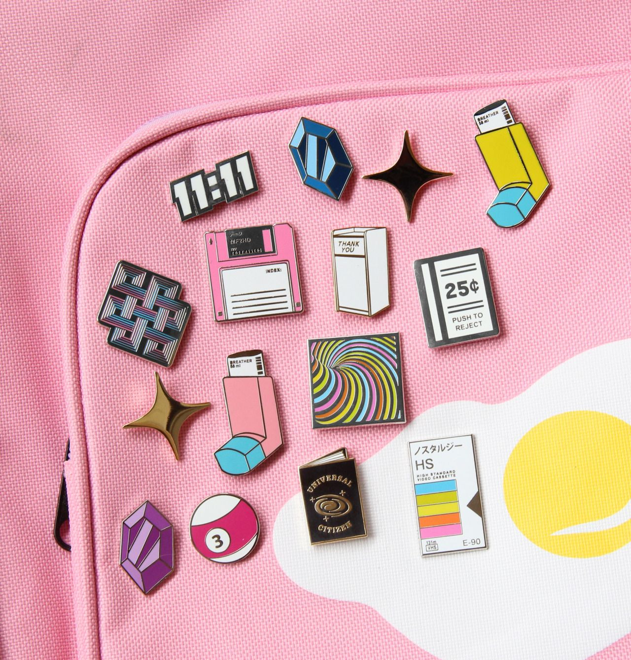 Cute Pins
 Cute pink lapel enamel pins Enamel Pin