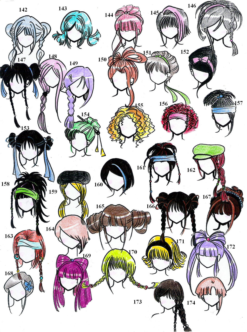 Cute Short Anime Hairstyles
 Anime Style Hair