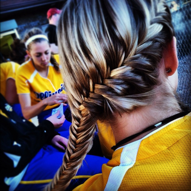 Cute Softball Hairstyles
 Diamonds Fastpitch Softball DIAMOND GIRLS