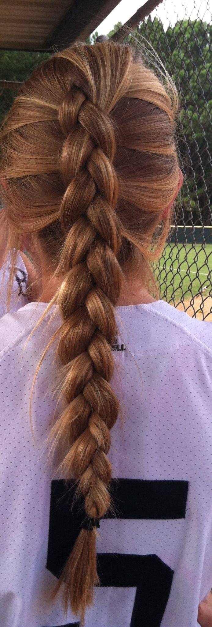 Cute Softball Hairstyles
 This is a French Braid s World