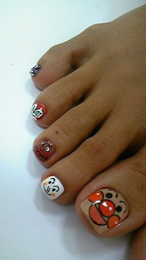 Cute Toe Nail Colors
 25 Cute And Adorable Toenail Art Designs