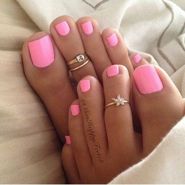 Cute Toe Nail Colors
 50 Cute Summer Toe Nail Art and Design Ideas for 2020