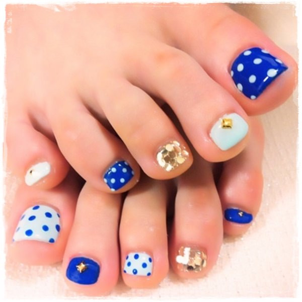 Cute Toe Nail Colors
 45 Childishly Easy Toe Nail Designs 2015