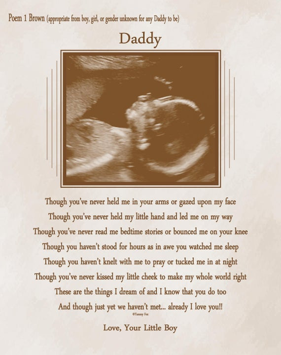 Dad And Baby Quotes
 Father s Day Gift for Daddy To Be From Unborn