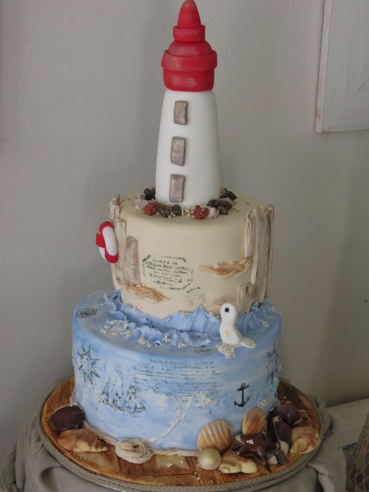 Dad Birthday Cake
 Lighthouse Cake for my Dad’s 80th Birthday