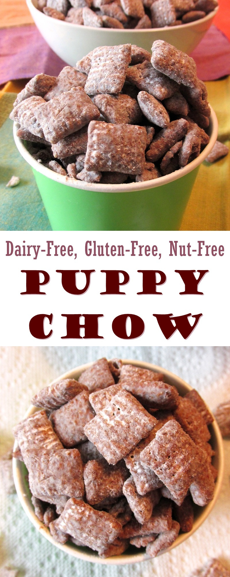 Dairy And Nut Free Desserts
 Puppy Chow Snack Mix Recipe Dairy Free Gluten Free & Nut