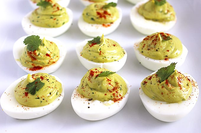 Dairy Free Deviled Eggs
 Dairy Free Avocado Deviled Eggs FitLiving Eats by Carly