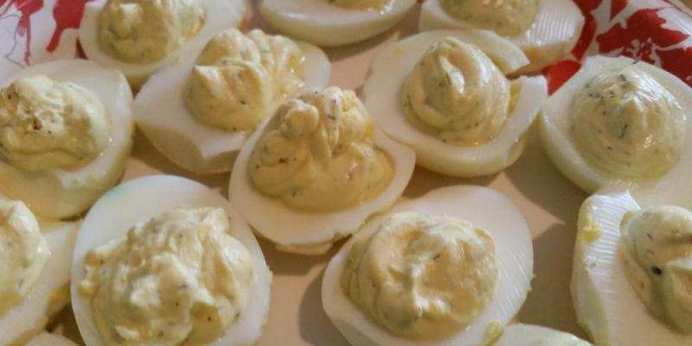 Dairy Free Deviled Eggs
 Dairy free Deviled Eggs