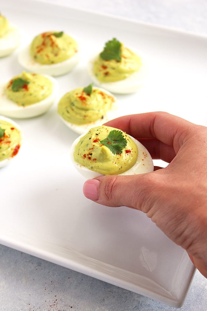 Dairy Free Deviled Eggs
 Dairy Free Avocado Deviled Eggs FitLiving Eats by Carly