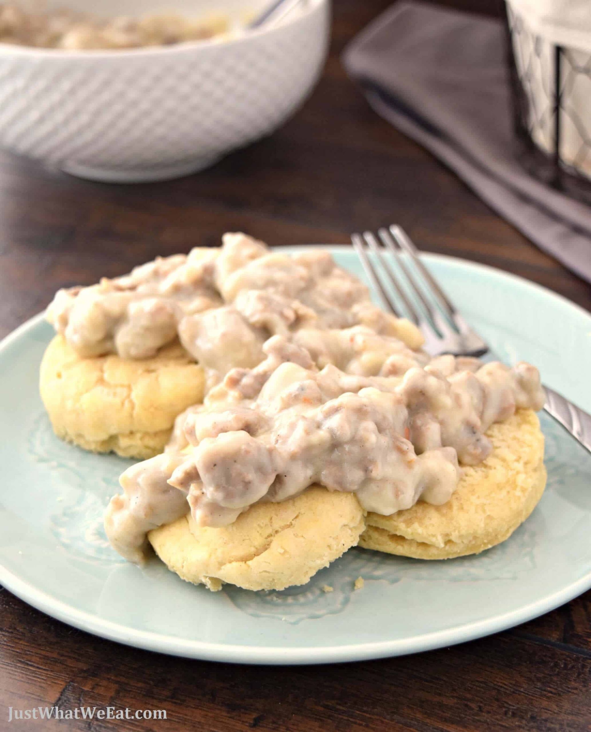 Dairy Free Sausage Gravy
 Biscuits and Sausage Gravy Gluten Free & Dairy Free