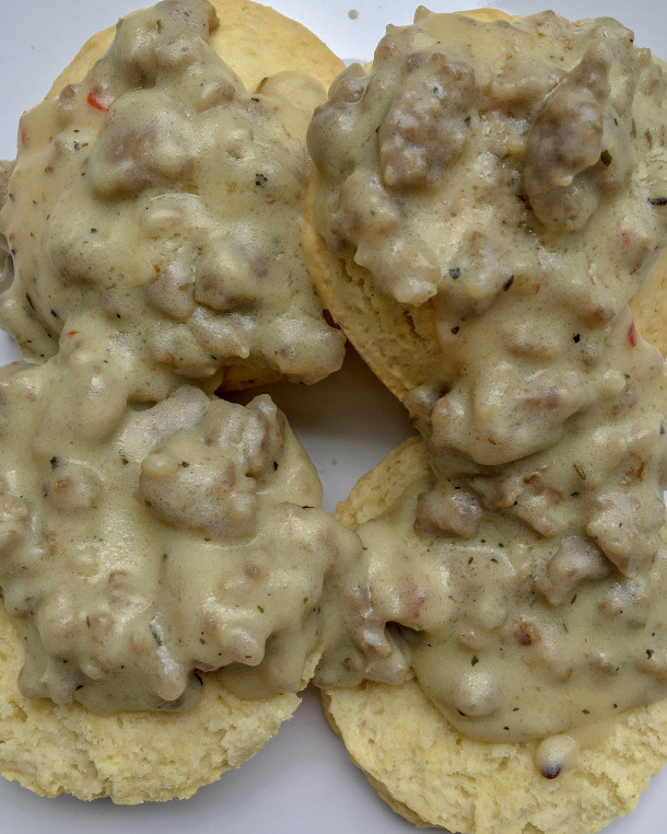 Dairy Free Sausage Gravy
 Biscuits and Sausage Gravy Dairy Free & Egg Free