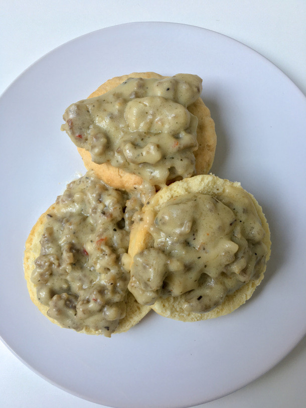 Dairy Free Sausage Gravy
 Biscuits and Sausage Gravy Dairy Free & Egg Free