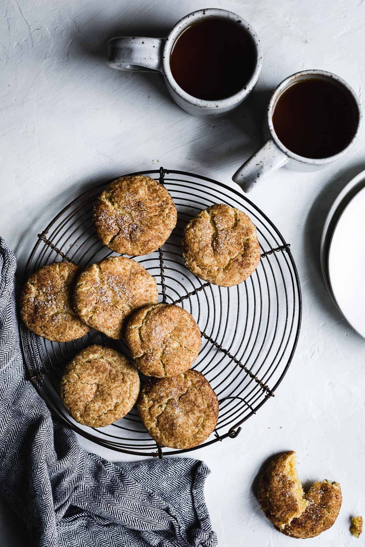 Dairy Free Snickerdoodles
 Gluten Free Snickerdoodles