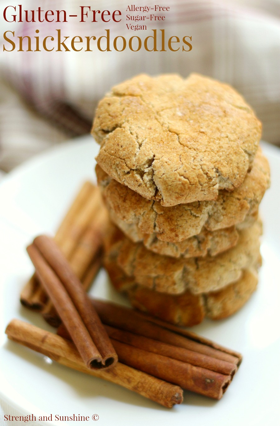 Dairy Free Snickerdoodles
 Gluten Free Snickerdoodles