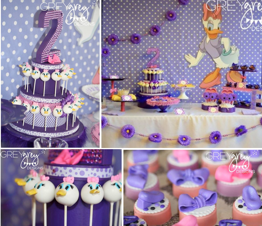 Daisy Duck Birthday Party Ideas
 Kara s Party Ideas Disney Daisy Duck Purple Girl 2nd