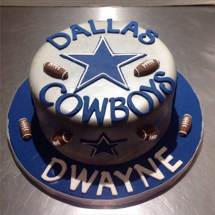 Dallas Cowboy Birthday Cake
 29 best Sports Cakes images on Pinterest