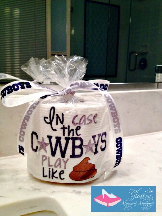 Dallas Cowboys Birthday Gift Ideas
 Gag ts Dallas cowboys and Toilet paper on Pinterest