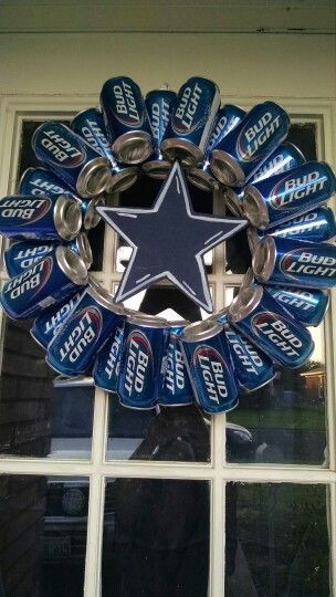 Dallas Cowboys Christmas Gift Ideas
 Budlight Dallas Cowboys "manwreath"