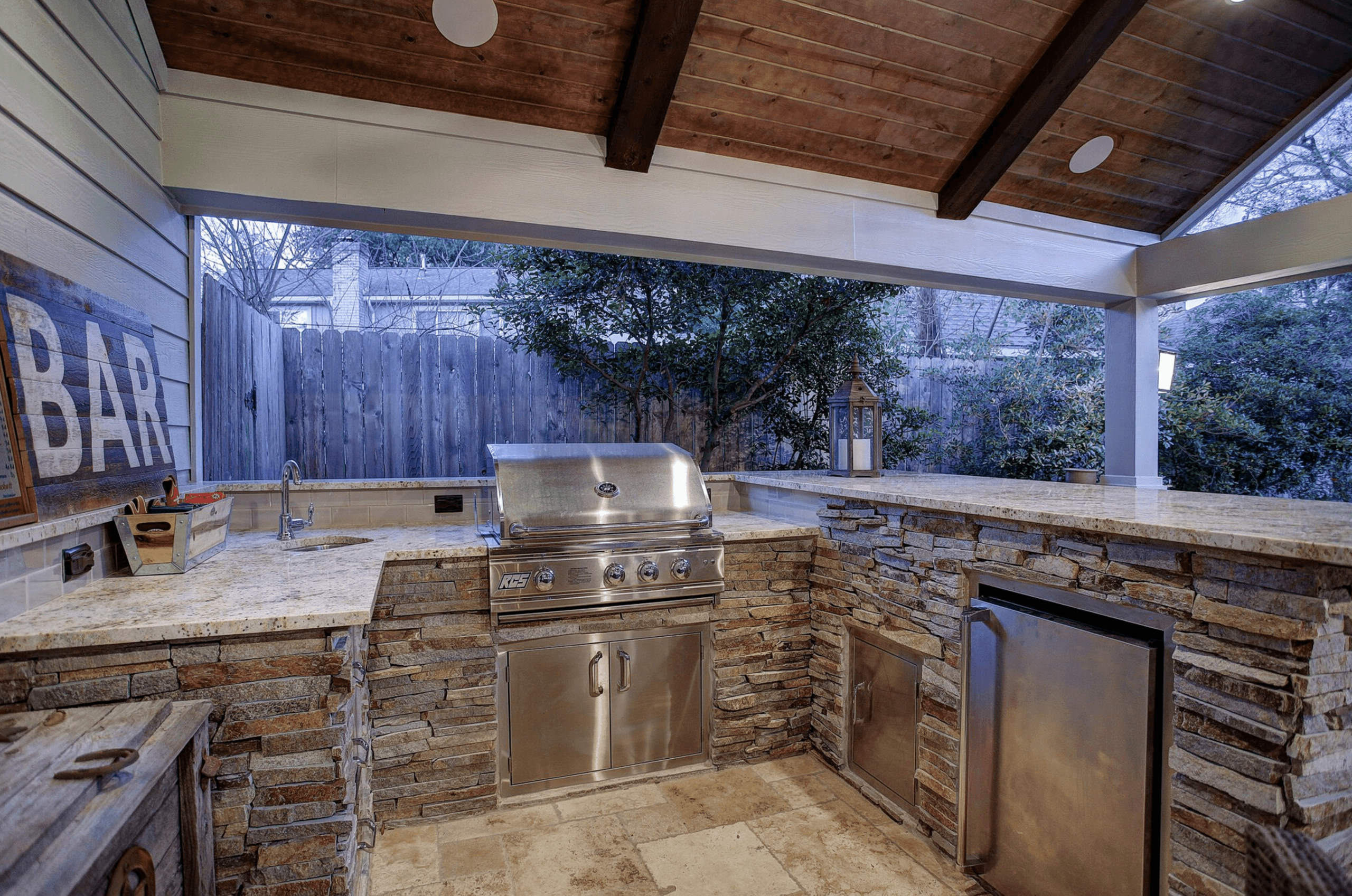 Dallas Outdoor Kitchen
 largest kitchen Texas Custom Patios