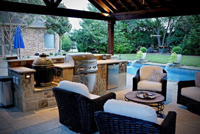 Dallas Outdoor Kitchen
 Outdoor Kitchens in Dallas TX Custom Stone Work