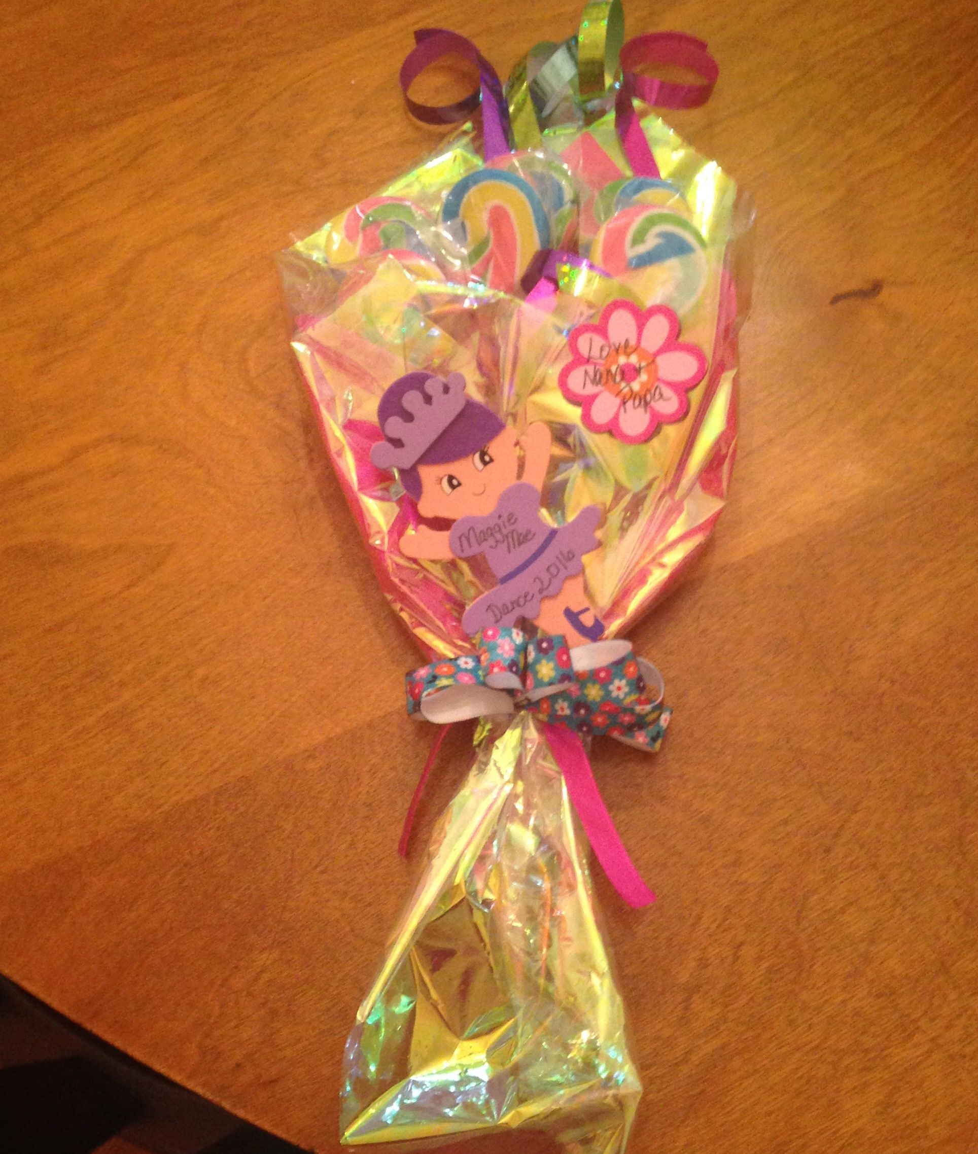 Dance Gifts For Kids
 Candy Bouquet for Dance recital