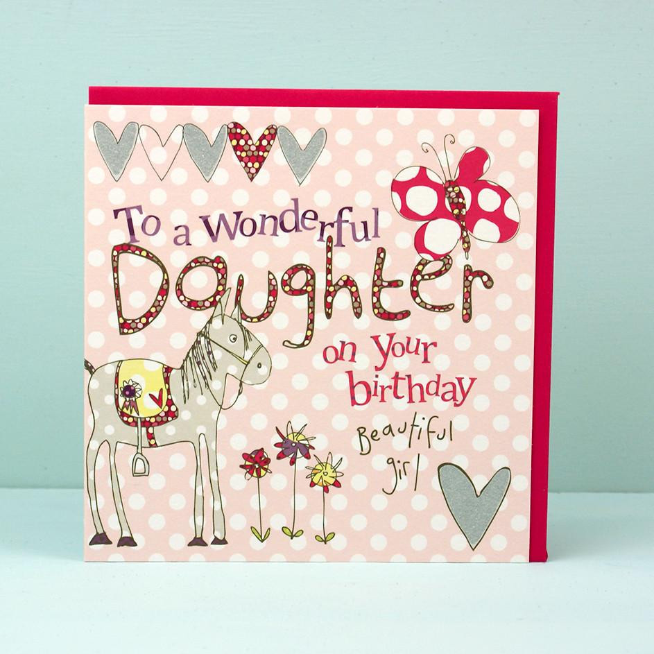 Daughter Birthday Card
 Greeting Card Daughter Birthday card