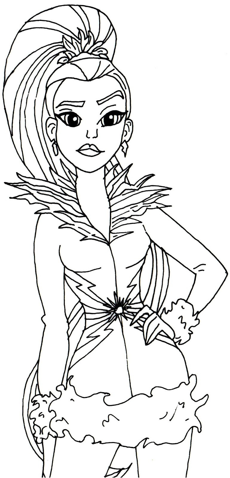 Dc Super Hero Girls Coloring Pages
 Free Printable Super Hero High Coloring Pages