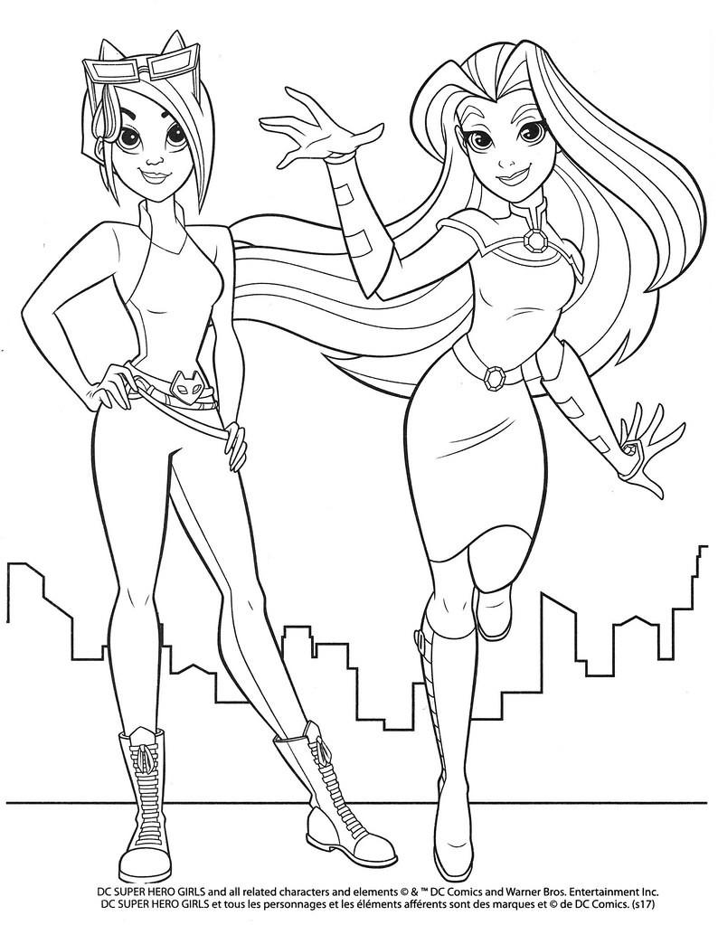 Dc Super Hero Girls Coloring Pages
 DC Superhero Girls Colouring Pages