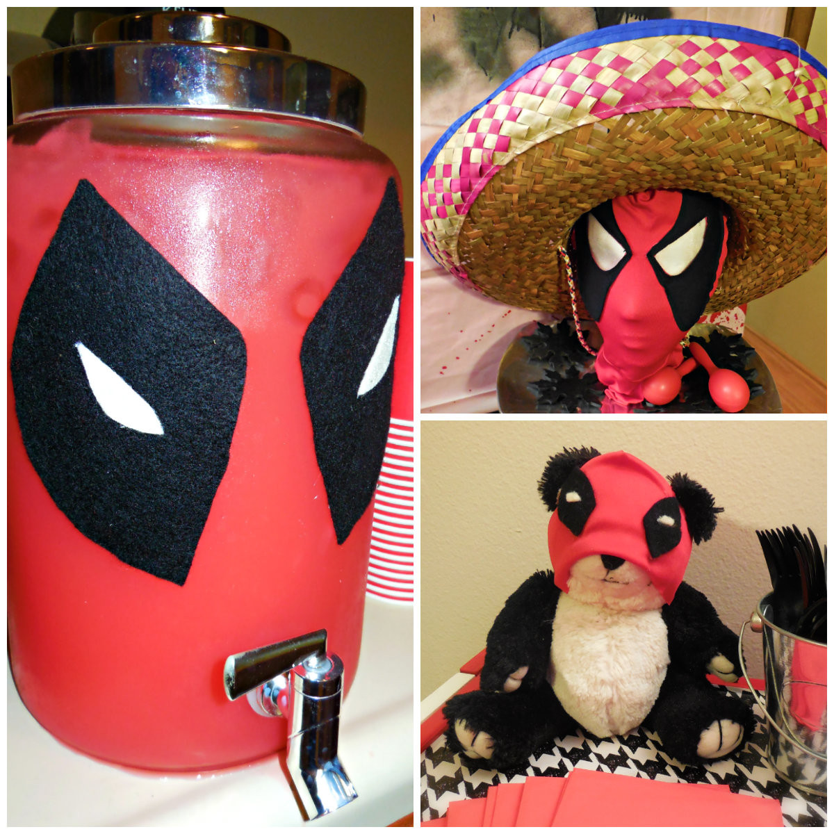 Deadpool Party Ideas
 Bella C Parties Deadpool Movie Party 2016