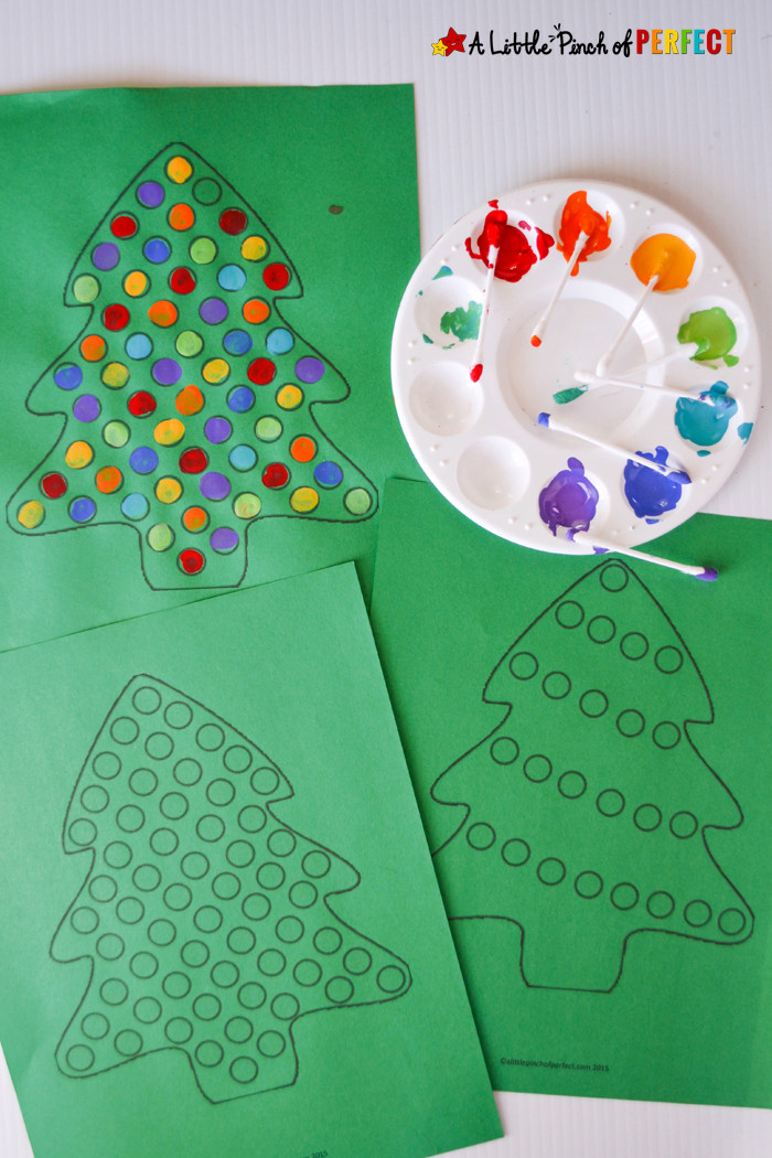 December Crafts For Preschool
 Christmas Tree Free Printable Activities for Kids