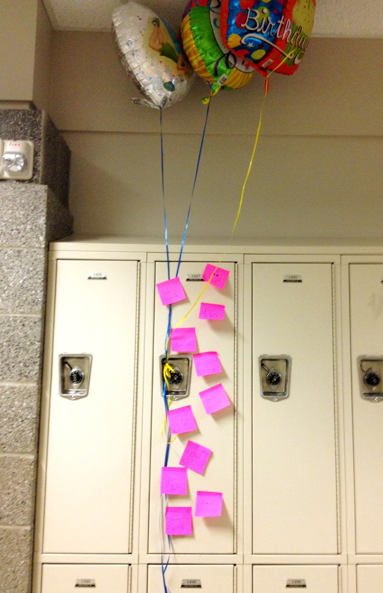 Decorated Lockers For Birthdays
 16 Surprises for a 16th Birthday Krista Gilbert