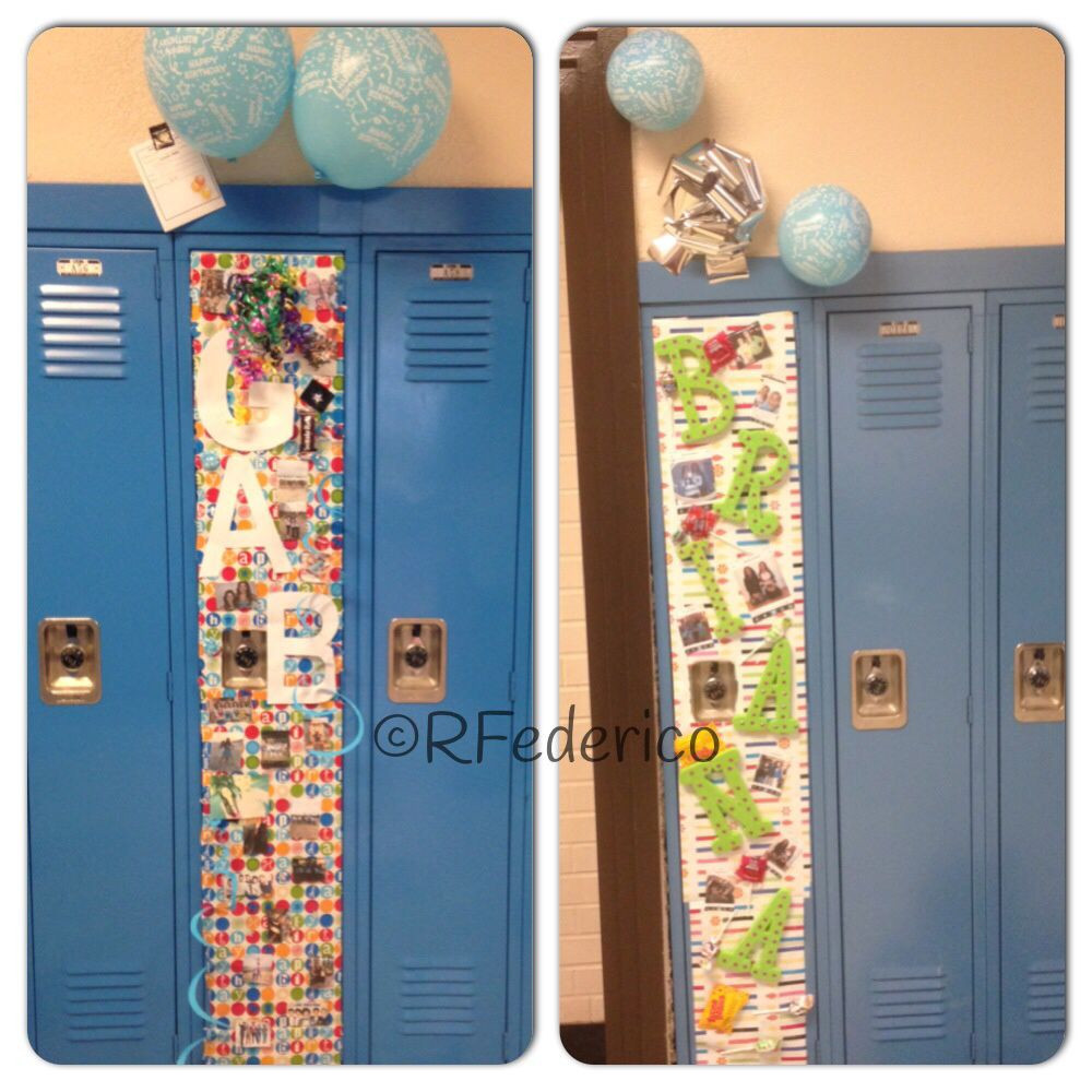 Decorated Lockers For Birthdays
 Birthday Decoration for locker