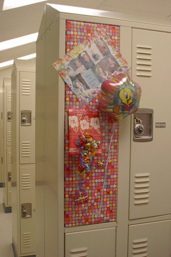 Decorated Lockers For Birthdays
 Decorating School Lockers For Birthdays