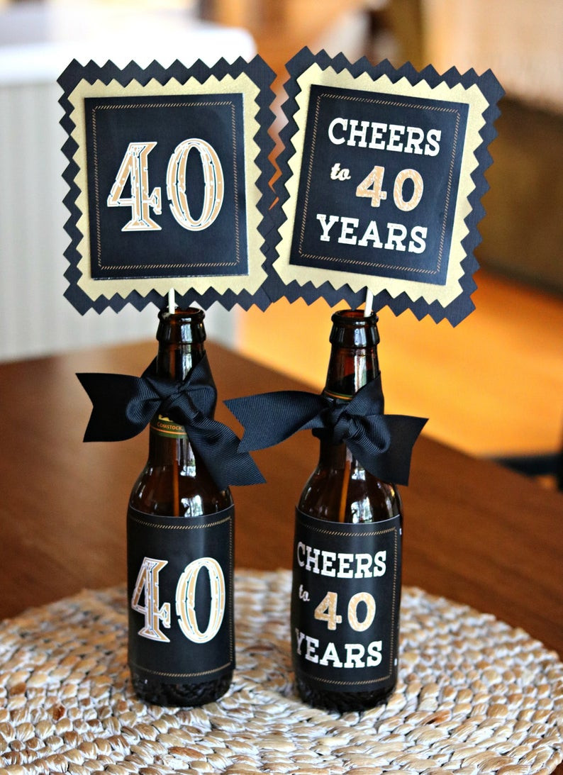 Decorations For 40th Birthday
 40TH BIRTHDAY DECORATIONS 40th Party Centerpiece Table