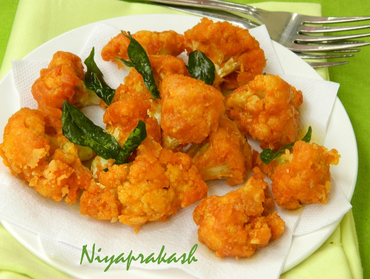 Deep Fried Cauliflower
 Niya s World Deep Fried Crispy Cauliflower 2nd recipe