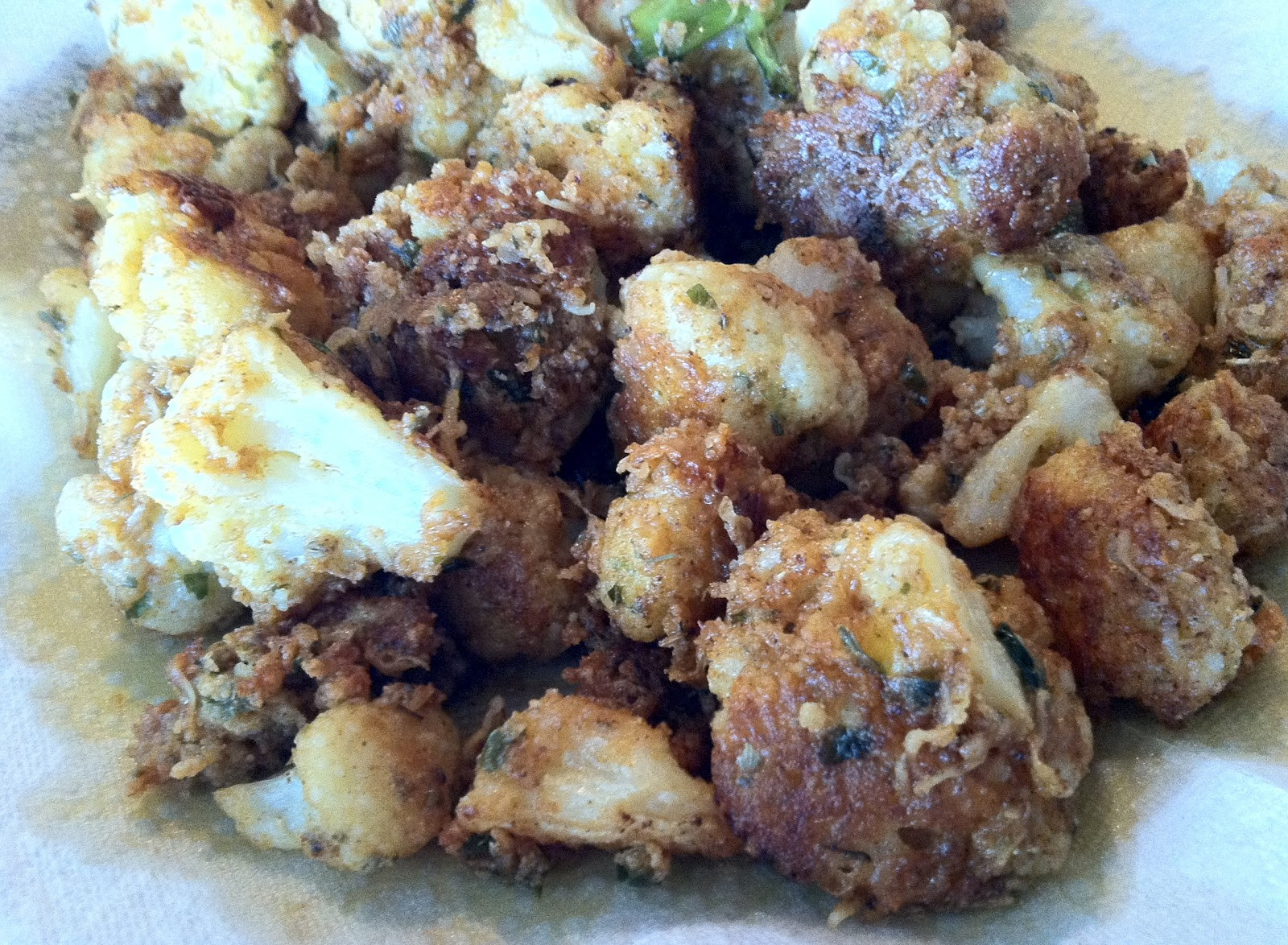 Deep Fried Cauliflower
 Low Carb Layla Deep Fried Cauliflower