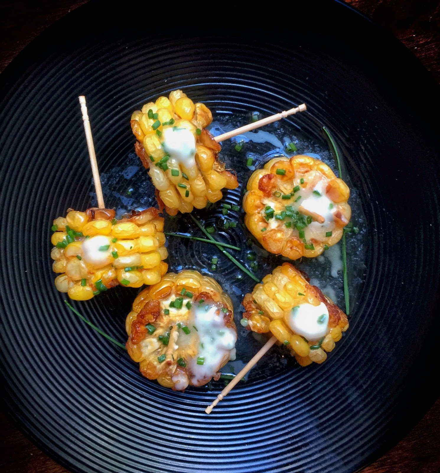 Deep Fried Corn
 How to make deep fried corn with lime chive butter