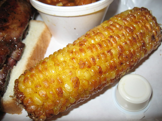 Deep Fried Corn
 Pappy s Smokehouse deep fried corn on the cob