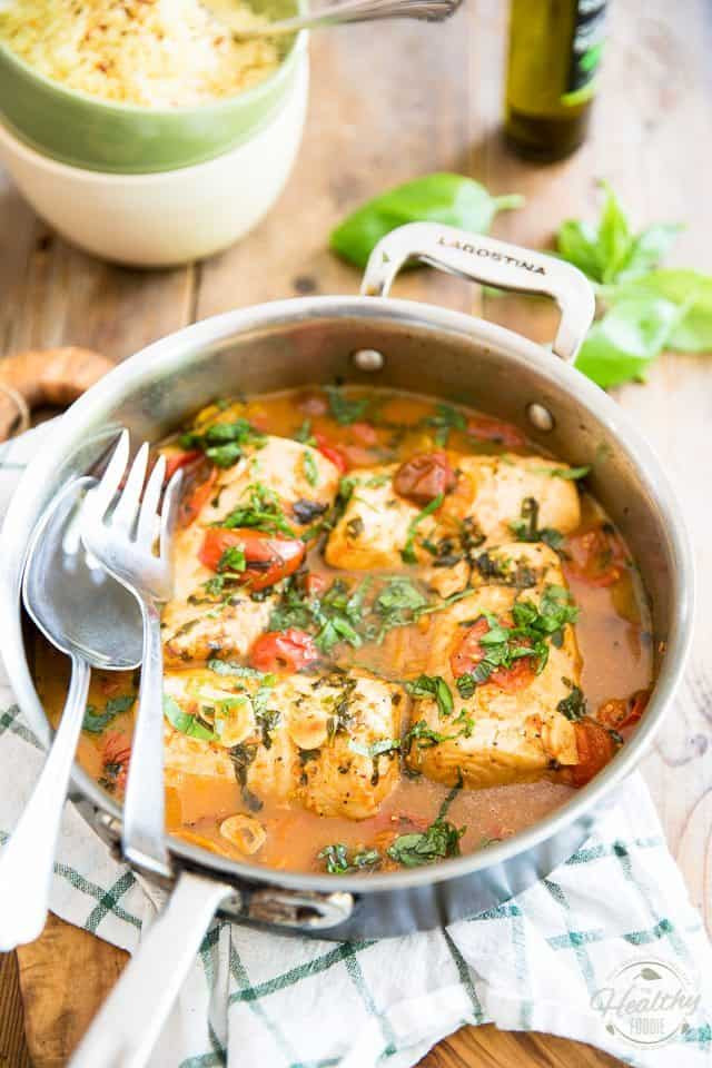 Delicious Fish Recipes
 Easy Poached Fish Recipe in Tomato Basil Sauce • The