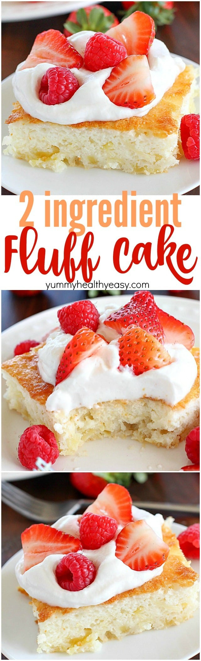 Delicious Low Calorie Desserts
 2 Ingre nt Fluff Cake Yummy Healthy Easy