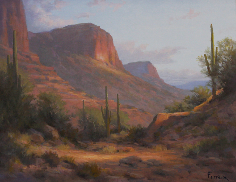 Desert Landscape Paintings
 David Flitner Southwest Landscape Paintings