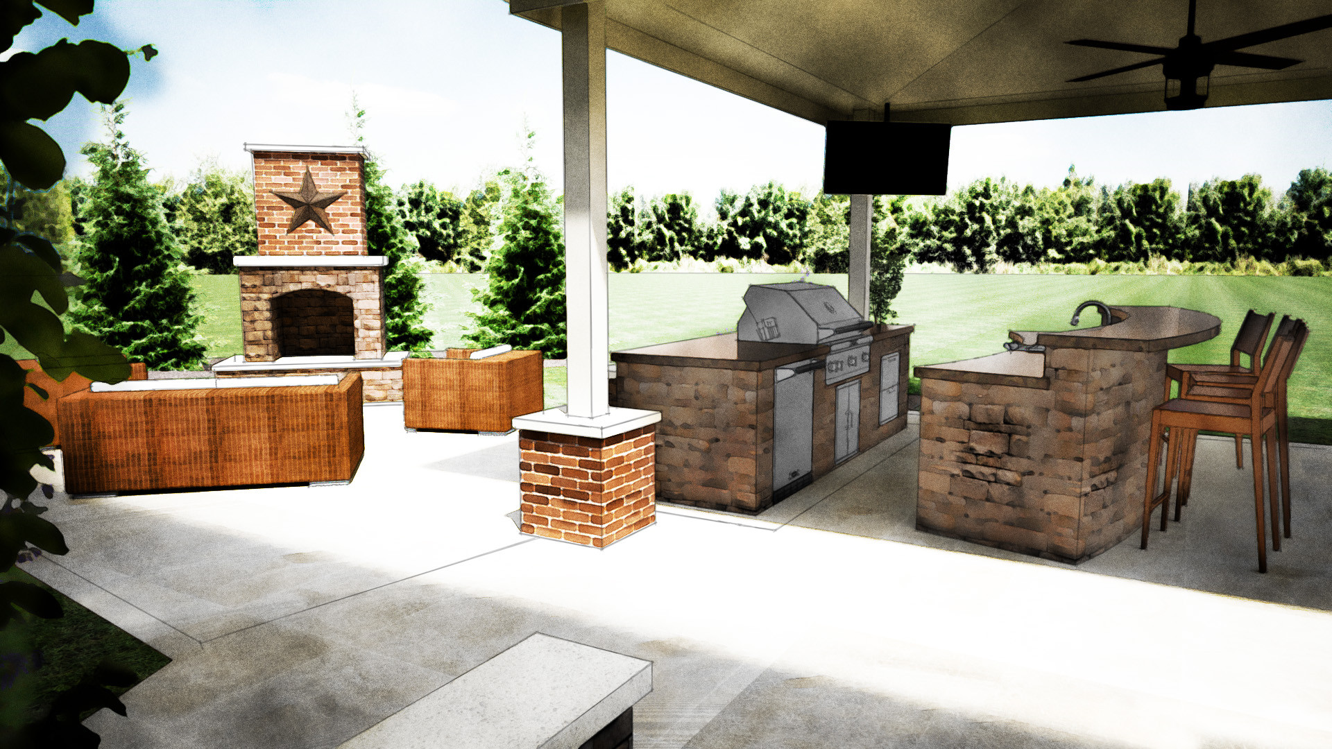 Design Outdoor Kitchen
 Outdoor Kitchen Design Grills Pizza Ovens Columbus