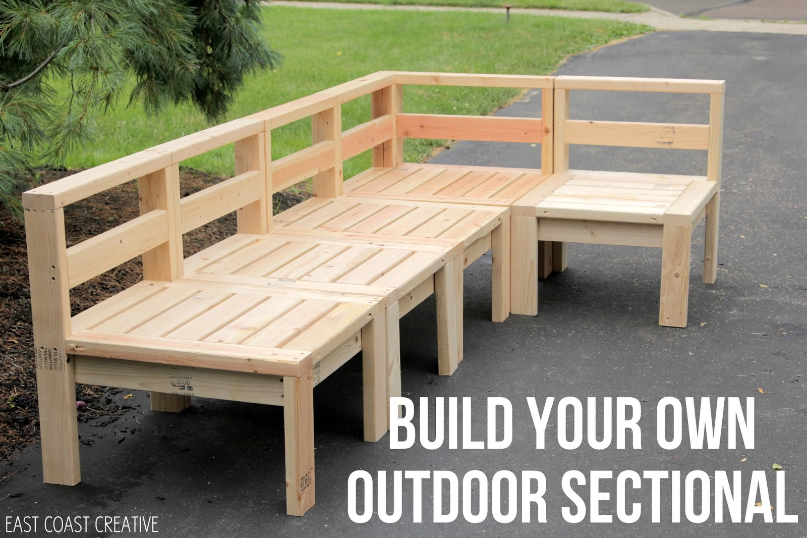 Design Your Own Backyard
 How to Build an Outdoor Sectional Knock It f