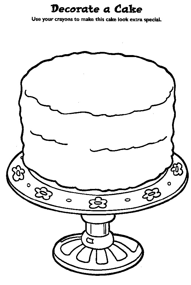 Design Your Own Birthday Cake
 Coloring book design your own birthday cake