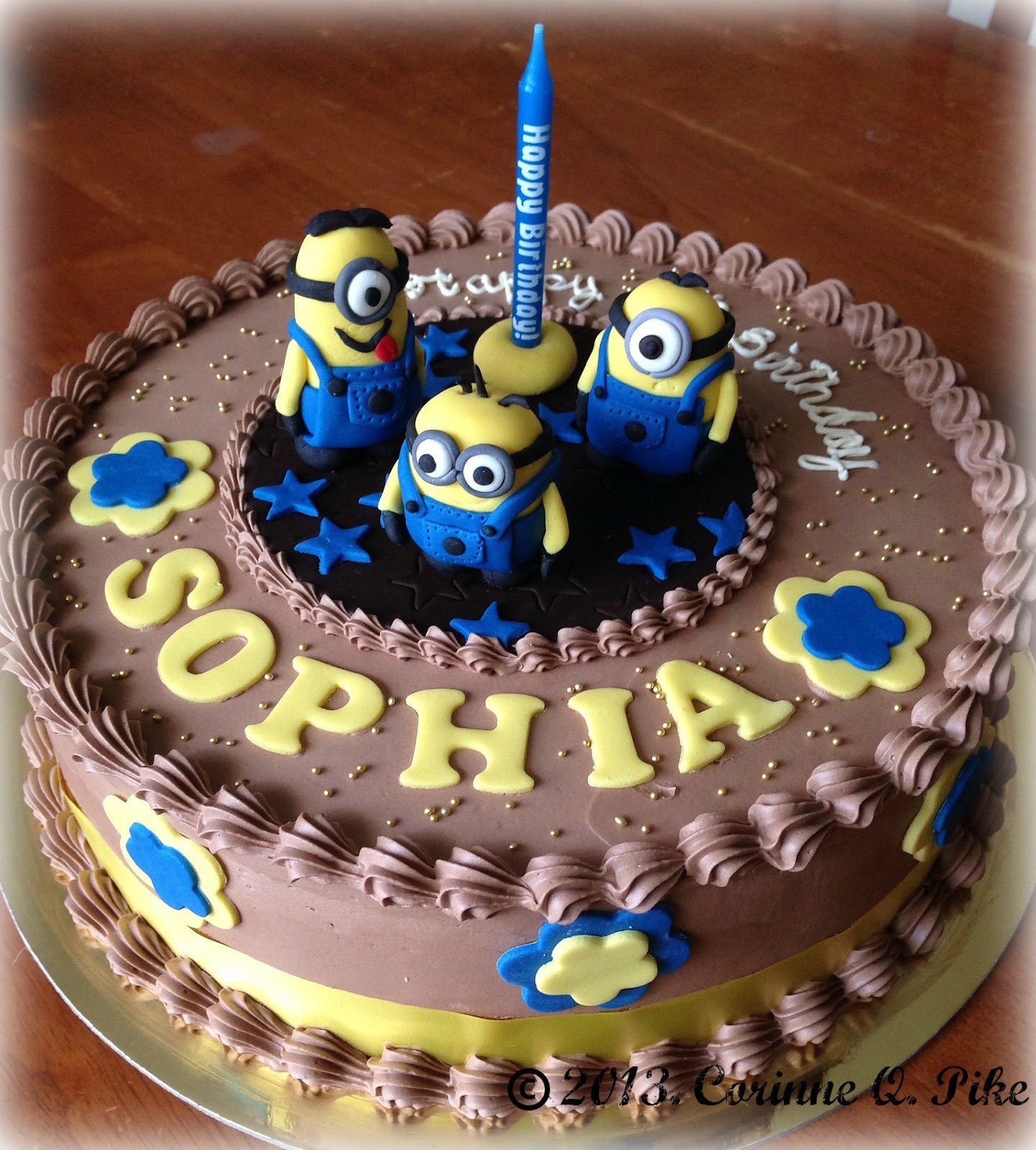 Despicable Me Birthday Cake
 Heart of Mary October 2013