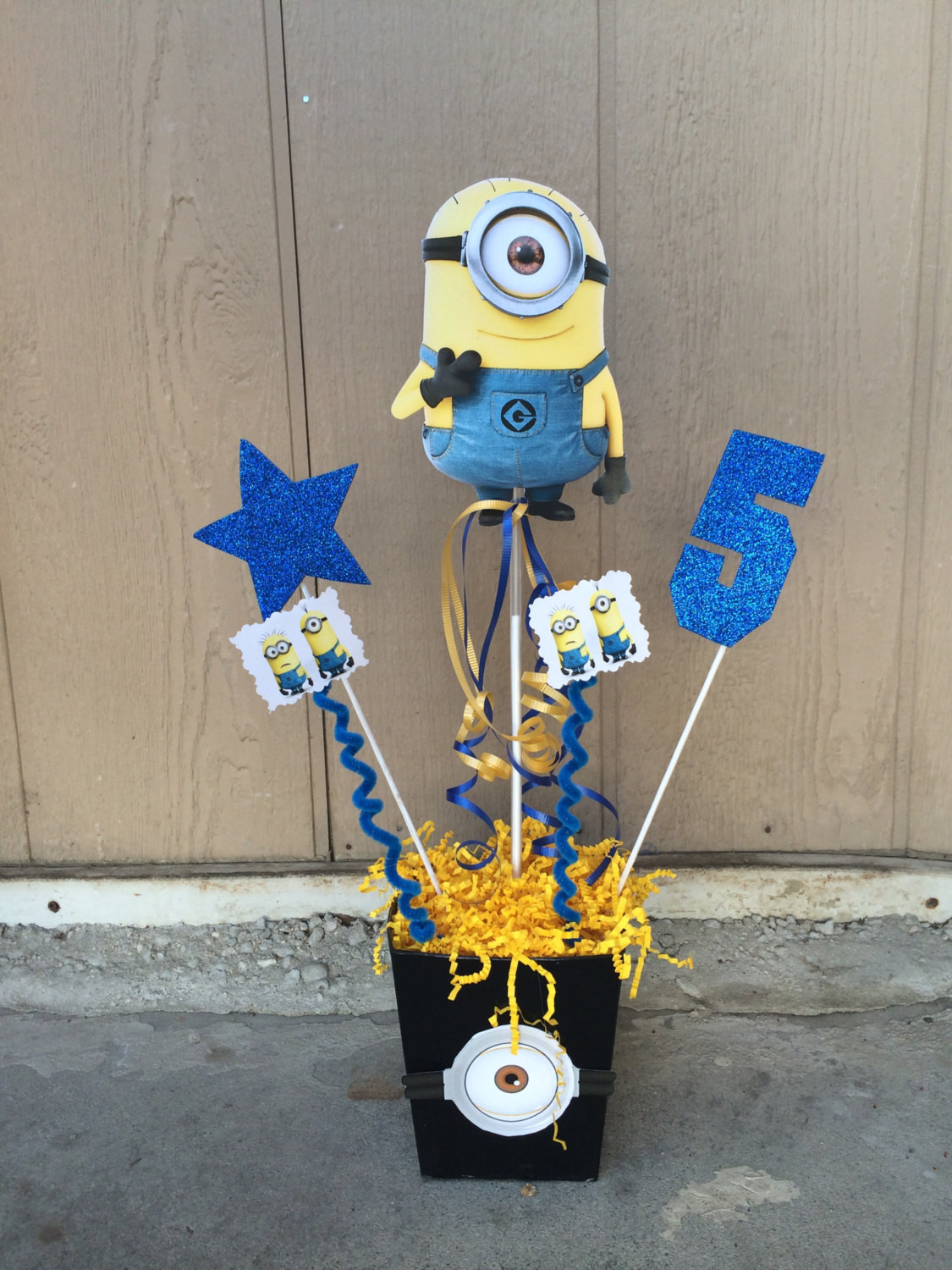 Despicable Me Birthday Decorations
 Despicable Me Birthday Party Centerpiece