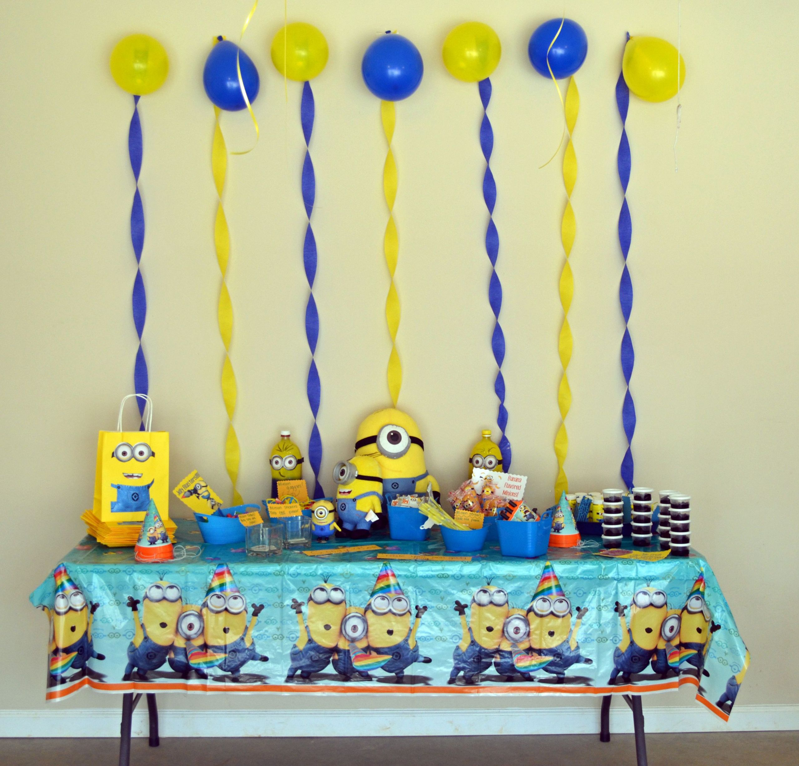 Despicable Me Birthday Decorations
 Despicable Me Minion birthday party ideas Instead of pre