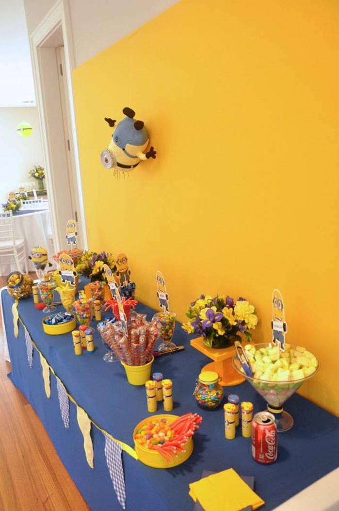 Despicable Me Birthday Decorations
 Kara s Party Ideas Despicable Me Minion Party via Kara s