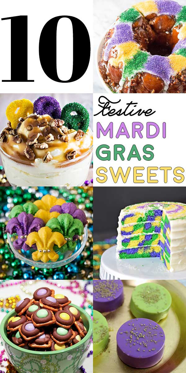 Desserts For Mardi Gras
 10 Festive Mardi Gras Sweets Homemade Hooplah